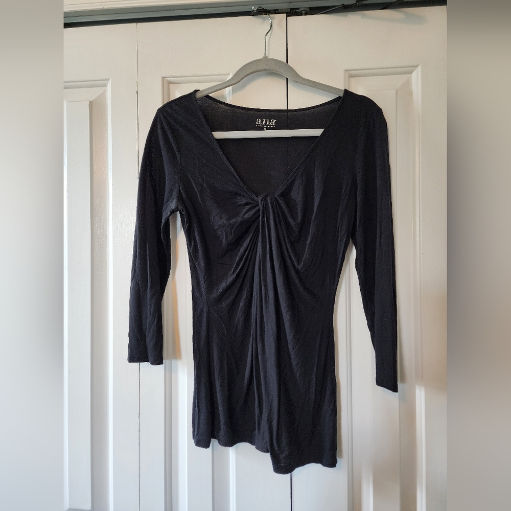 Black V-Neck top